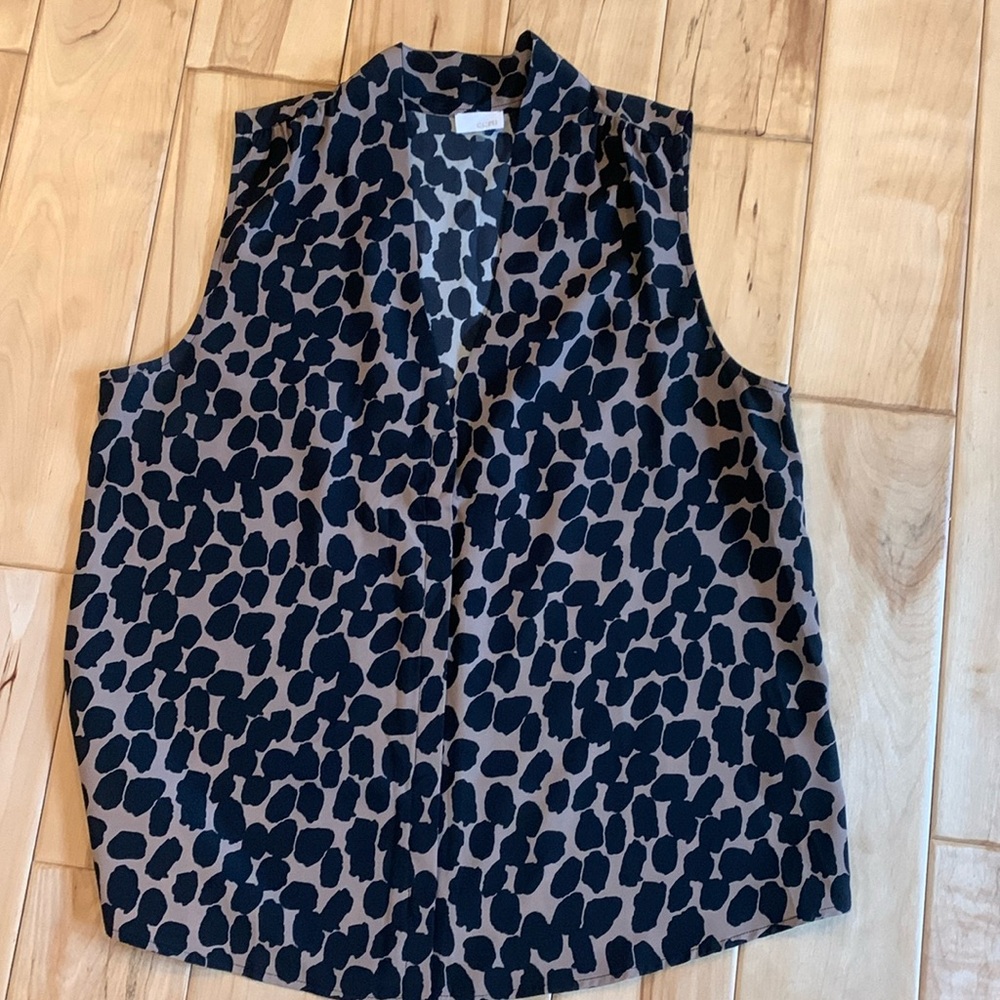 Ecru tank blouse size L